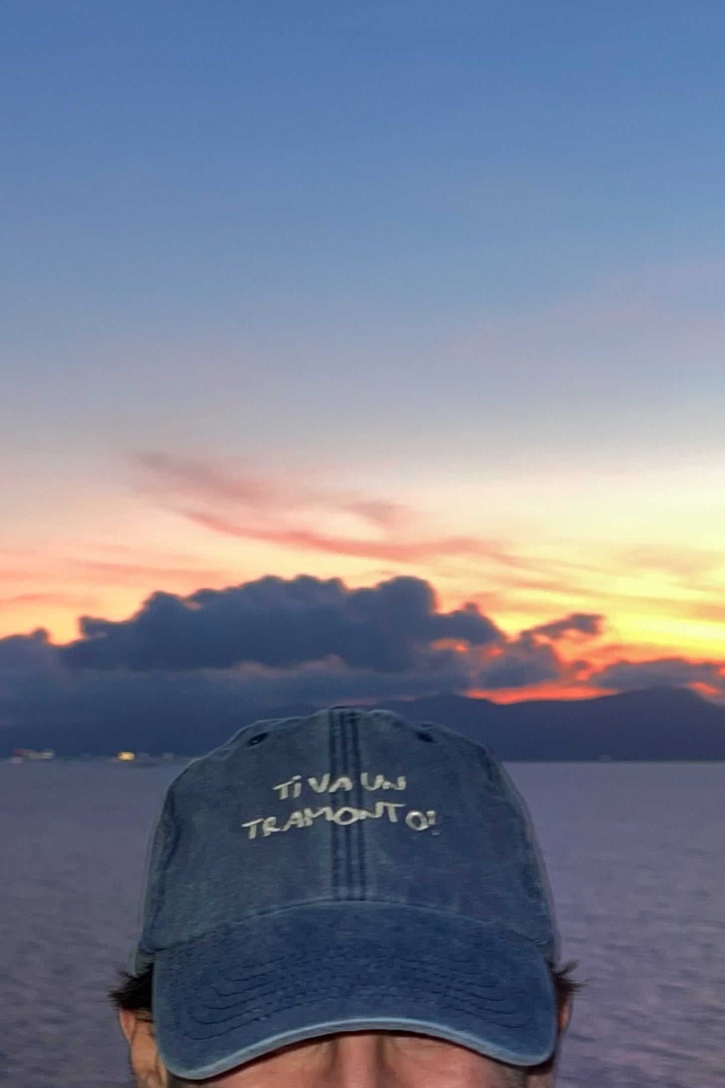 Cappello Baseball in Tela - Tramonto