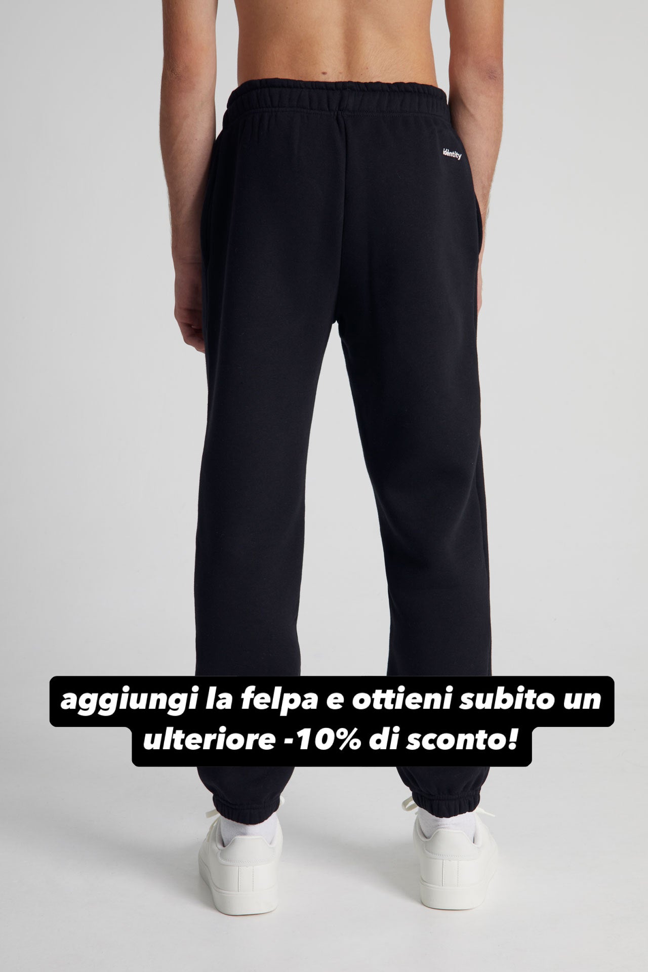 Pantalone Sportivo Pesante - Nero