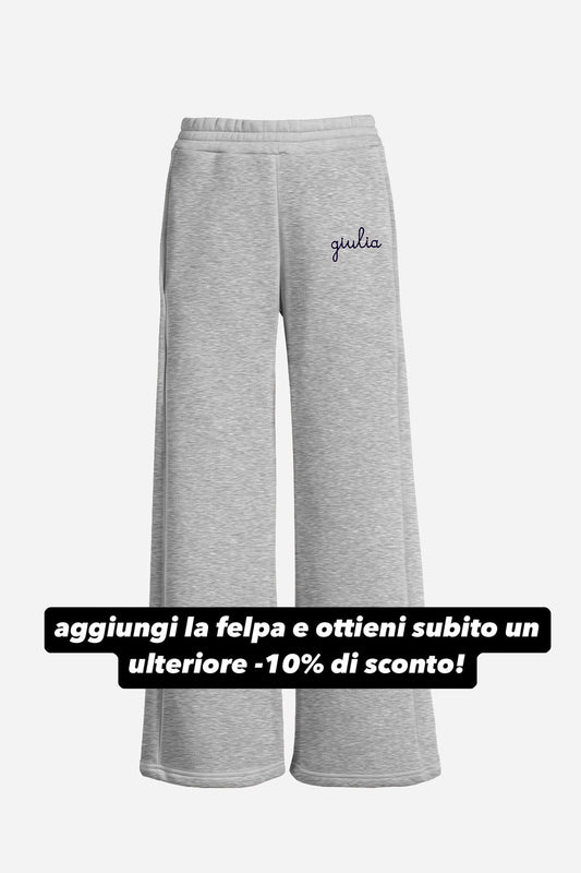 Pantaloni a Palazzo Pesanti - Grigio