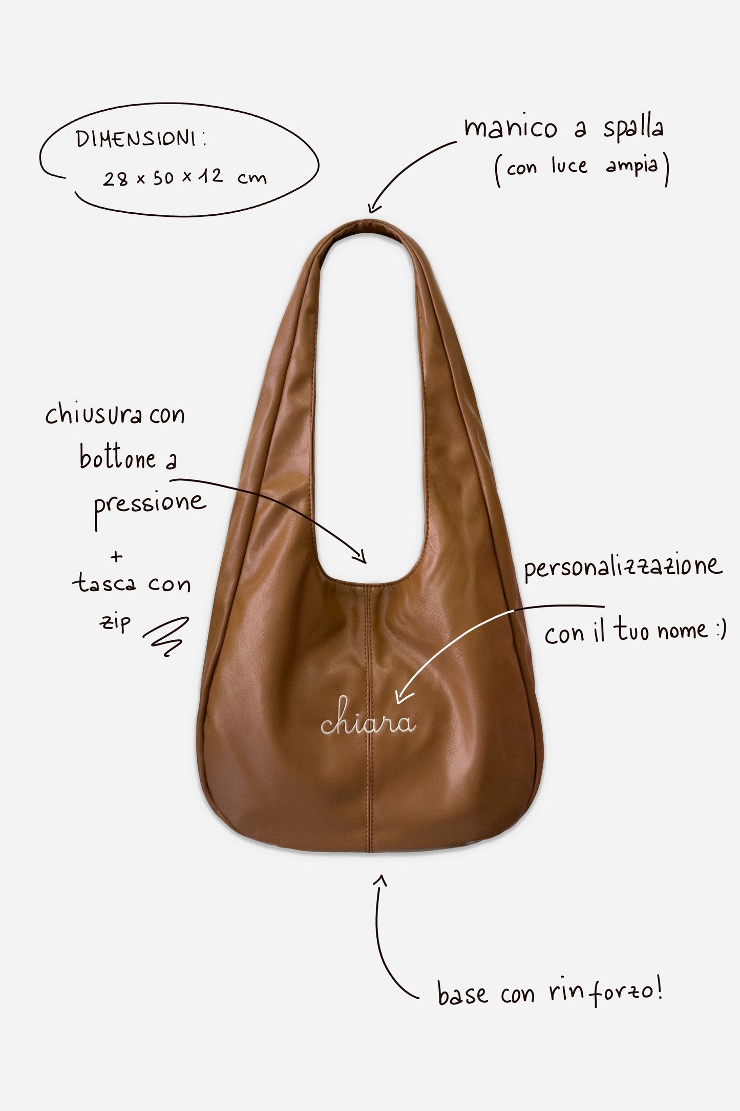 Urban Shoulder Bag - Brown