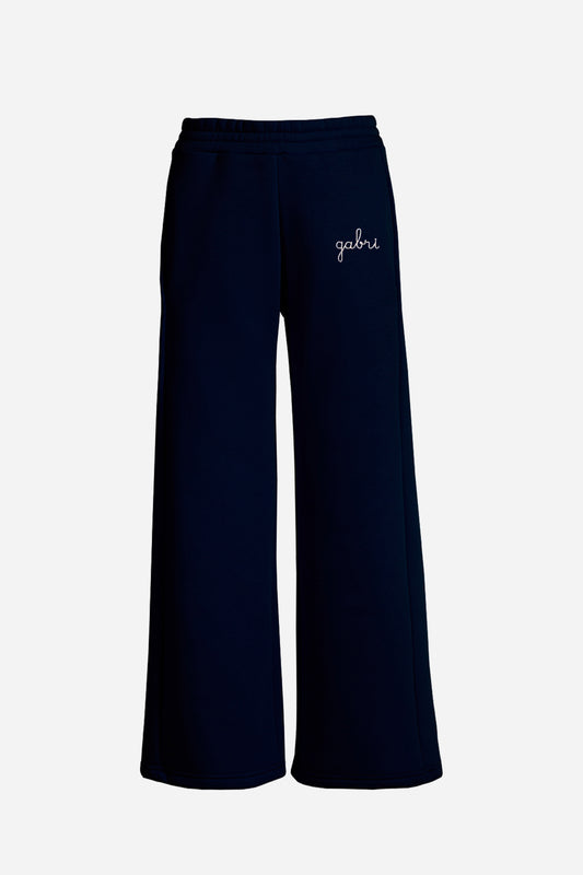 Pantaloni a Palazzo Pesanti - Blu navy