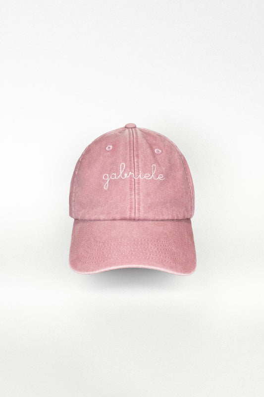 Canvas Baseball Hat -Pink