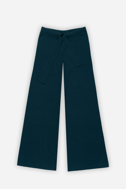 Pantalone in Cashmere - Blu