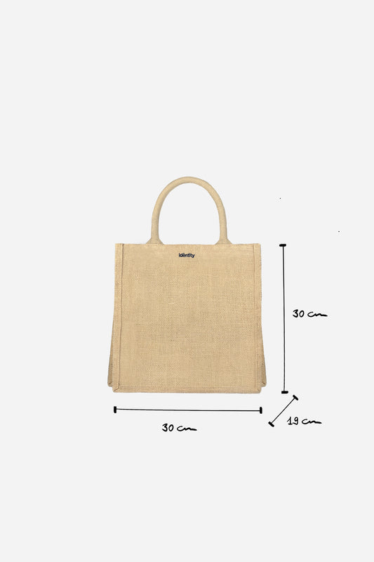 Borsa Midi in Juta - Naturale