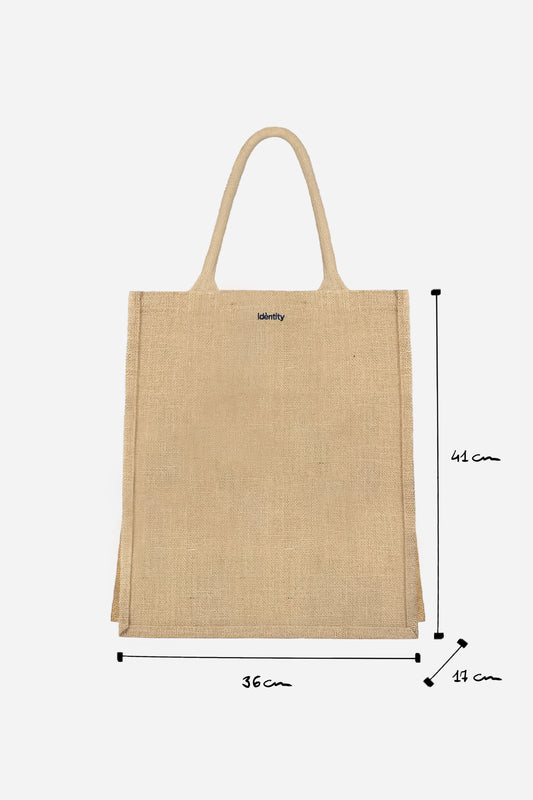 Jute Tall Bag - Natural